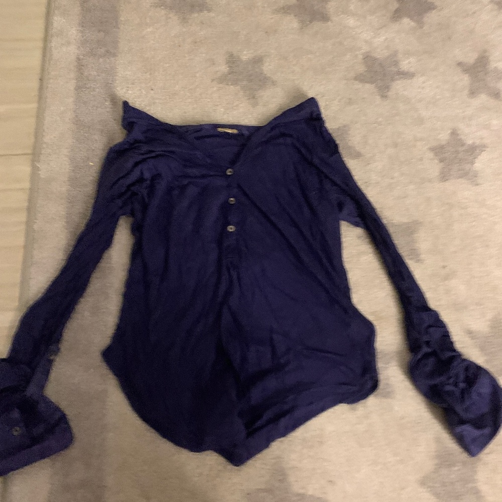 Purple Long sleeved shirt